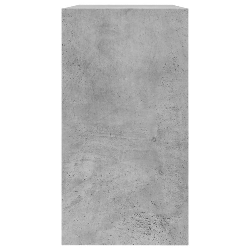 Casa si Gradina - Mobilier - Organizare si depozitare - Organizator incaltaminte - Pantofar, gri beton, 80x34x63 cm, lemn prelucrat - Infinity.ro