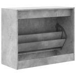 Casa si Gradina - Mobilier - Organizare si depozitare - Organizator incaltaminte - Pantofar, gri beton, 80x34x63 cm, lemn prelucrat - Infinity.ro