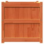 Casa si Gradina - Gradinarit si plante - Plante si ghivece - Ghivece si suporturi - Jardiniere de gradina, 2 buc., maro ceruit, lemn masiv de pin - Infinity.ro