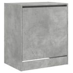 Casa si Gradina - Mobilier - Organizare si depozitare - Organizator incaltaminte - Pantofar, gri beton, 60x42x69 cm, lemn compozit - Infinity.ro