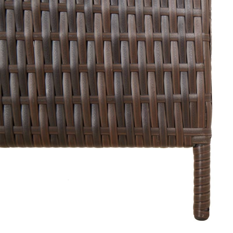Casa si Gradina - Decoratiuni - Pereti despartitori si paravane - Separator de camera cu 6 panouri, maro, poliratan, model țesătură plină, mărime 294x180 cm - Infinity.ro