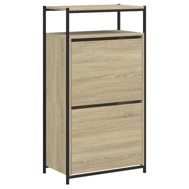 Casa si Gradina - Mobilier - Organizare si depozitare - Organizator incaltaminte - Pantofar, stejar sonoma, 60x34x112 cm, lemn compozit - Infinity.ro
