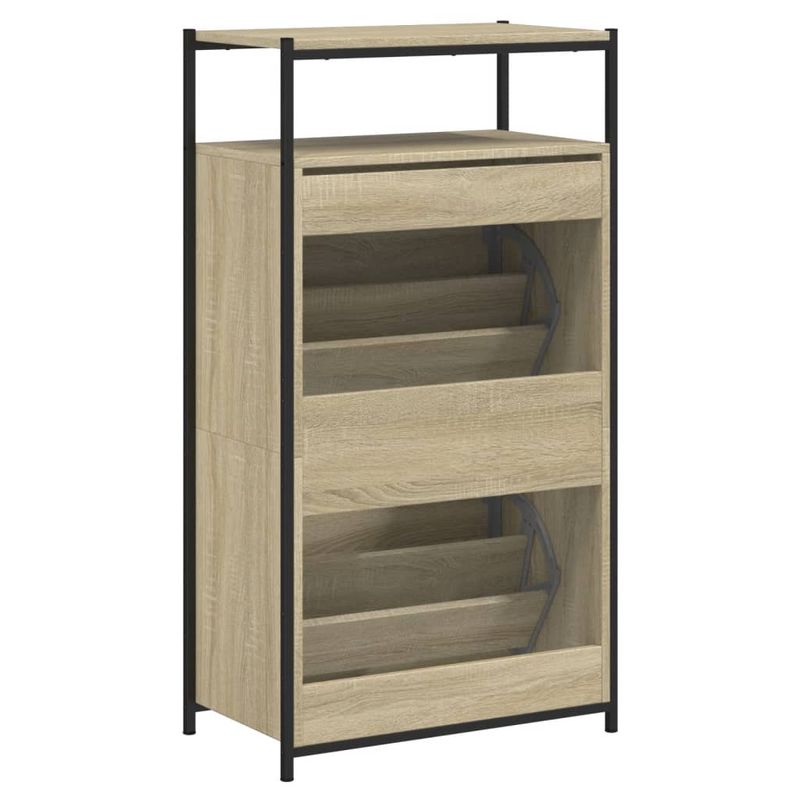 Casa si Gradina - Mobilier - Organizare si depozitare - Organizator incaltaminte - Pantofar, stejar sonoma, 60x34x112 cm, lemn compozit - Infinity.ro