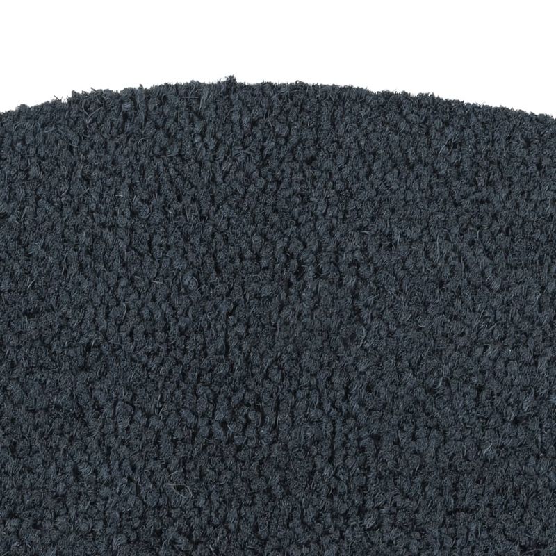 Casa si Gradina - Textile si covoare - Covoare - Covoare casa - Covoras de usa semirotund, Gri inchis, 50x80 cm, fibre de cocos - Infinity.ro
