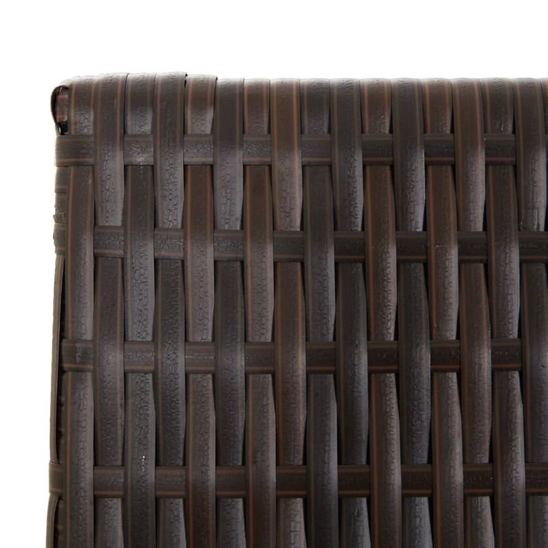 Casa si Gradina - Decoratiuni - Pereti despartitori si paravane - Separator de camera cu 4 panouri, maro, poliratan, model țesătură plină, mărime 196x180 cm - Infinity.ro