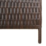 Casa si Gradina - Decoratiuni - Pereti despartitori si paravane - Separator de camera cu 4 panouri, maro, poliratan, model țesătură plină, mărime 196x180 cm - Infinity.ro