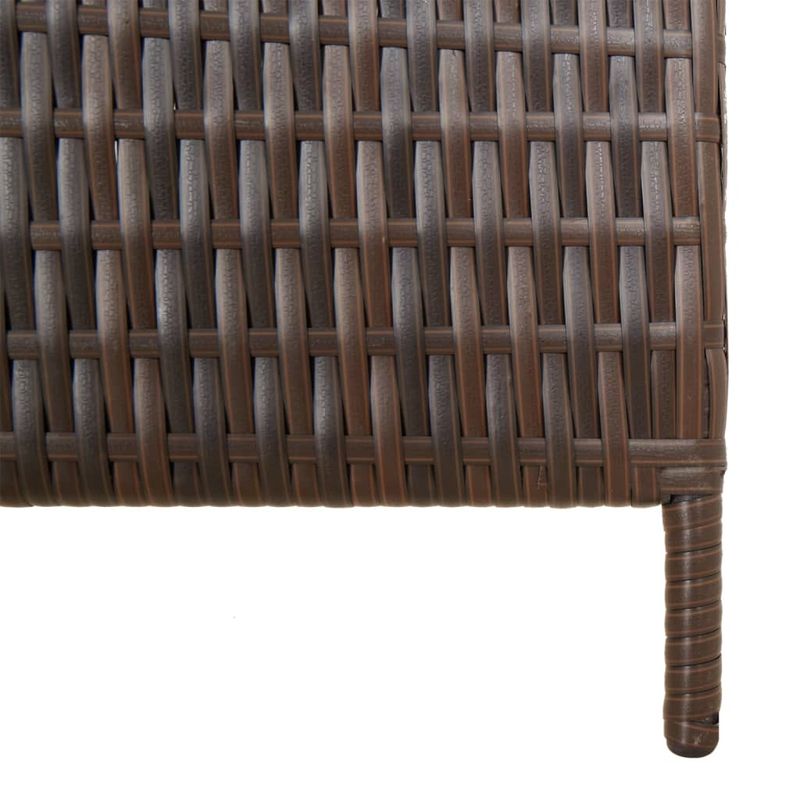 Casa si Gradina - Decoratiuni - Pereti despartitori si paravane - Separator de camera cu 4 panouri, maro, poliratan, model țesătură plină, mărime 196x180 cm - Infinity.ro
