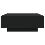 Casa si Gradina - Mobilier - Mese si birouri - Masute de cafea - Masuta de cafea cu lumini LED, negru, 80x80x31 cm - Infinity.ro