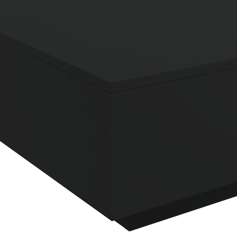 Casa si Gradina - Mobilier - Mese si birouri - Masute de cafea - Masuta de cafea cu lumini LED, negru, 80x80x31 cm - Infinity.ro