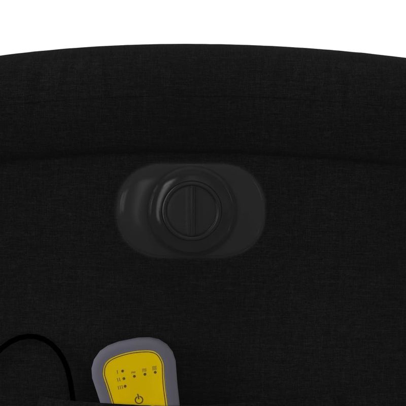 Ingrijire personala si Cosmetice - Sanatate si wellness - Articole wellness - Fotolii de masaj - Fotoliu electric de masaj rabatabil, negru, textil - Infinity.ro