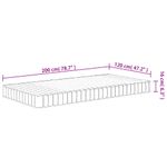 Casa si Gradina - Mobilier - Saltele si somiere - Saltele - Saltea din spuma, fermitate medie moale, 120x200 cm - Infinity.ro