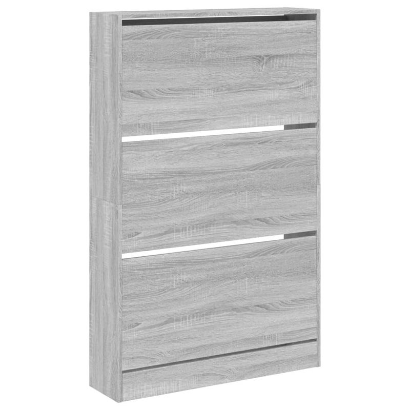 Casa si Gradina - Mobilier - Organizare si depozitare - Organizator incaltaminte - Pantofar, gri sonoma, 80x21x125,5 cm, lemn prelucrat - Infinity.ro