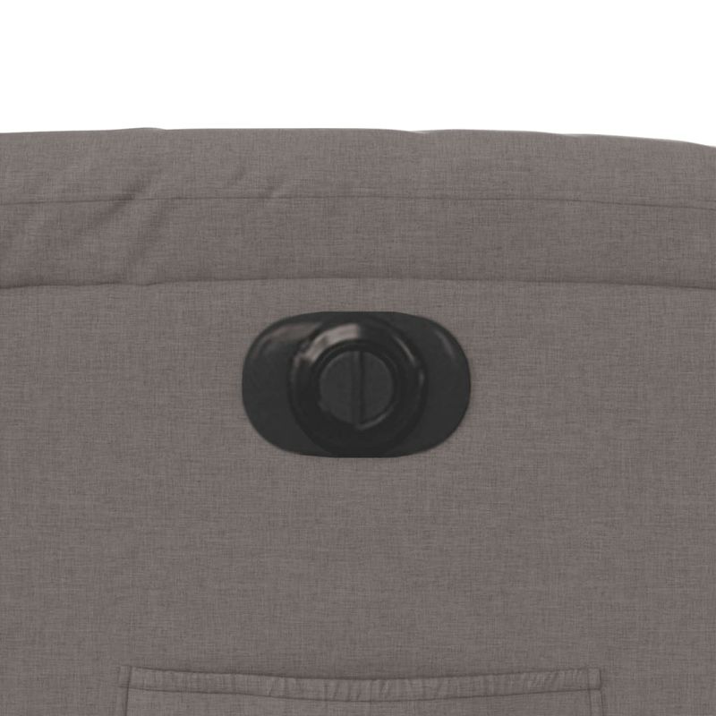 Casa si Gradina - Mobilier - Scaune si fotolii - Fotolii - Fotoliu electric rabatabil cu ridicare, gri taupe, textil - Infinity.ro