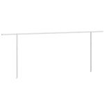 Casa si Gradina - Gradina si terasa - Umbrele si pavilioane - Umbrele - Set stalp pentru copertina, alb, 600x245 cm, fier - Infinity.ro