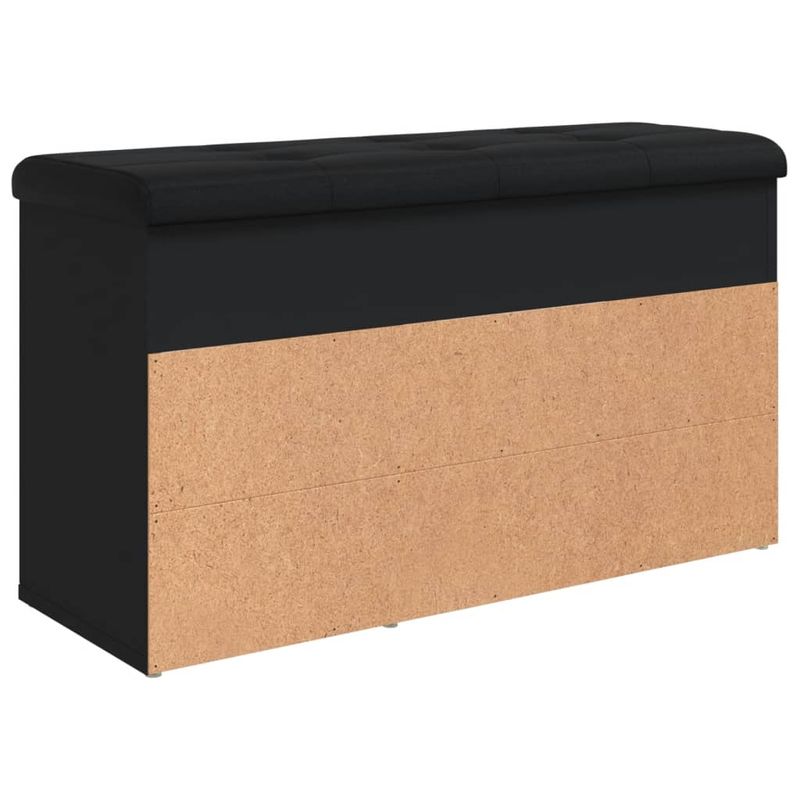 Casa si Gradina - Mobilier - Organizare si depozitare - Bancute - Banca de pantofi, negru, 82x32x45,5 cm, lemn prelucrat - Infinity.ro