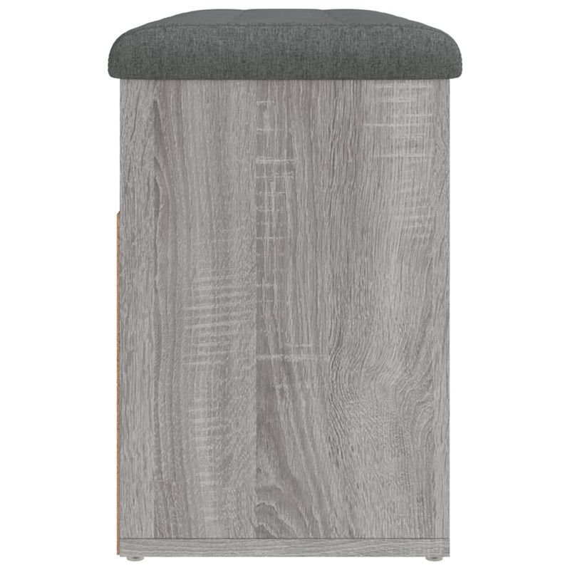 Casa si Gradina - Mobilier - Organizare si depozitare - Bancute - Banca de pantofi, gri sonoma, 82x32x45,5 cm, lemn prelucrat - Infinity.ro