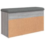Casa si Gradina - Mobilier - Canapele si coltare - Banchete - Banca de pantofi, gri sonoma, 82x32x45,5 cm, lemn prelucrat - Infinity.ro