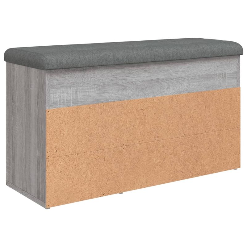 Casa si Gradina - Mobilier - Organizare si depozitare - Bancute - Banca de pantofi, gri sonoma, 82x32x45,5 cm, lemn prelucrat - Infinity.ro