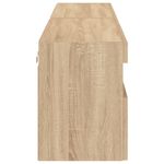 Casa si Gradina - Mobilier - Comode si corpuri - Comode - Comoda TV de perete cu LED, 2 buc. stejar sonoma, 80x30x40 cm - Infinity.ro