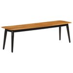 Casa si Gradina - Mobilier - Canapele si coltare - Banchete - Banca, 160x40x45 cm, lemn masiv de mango si fier - Infinity.ro
