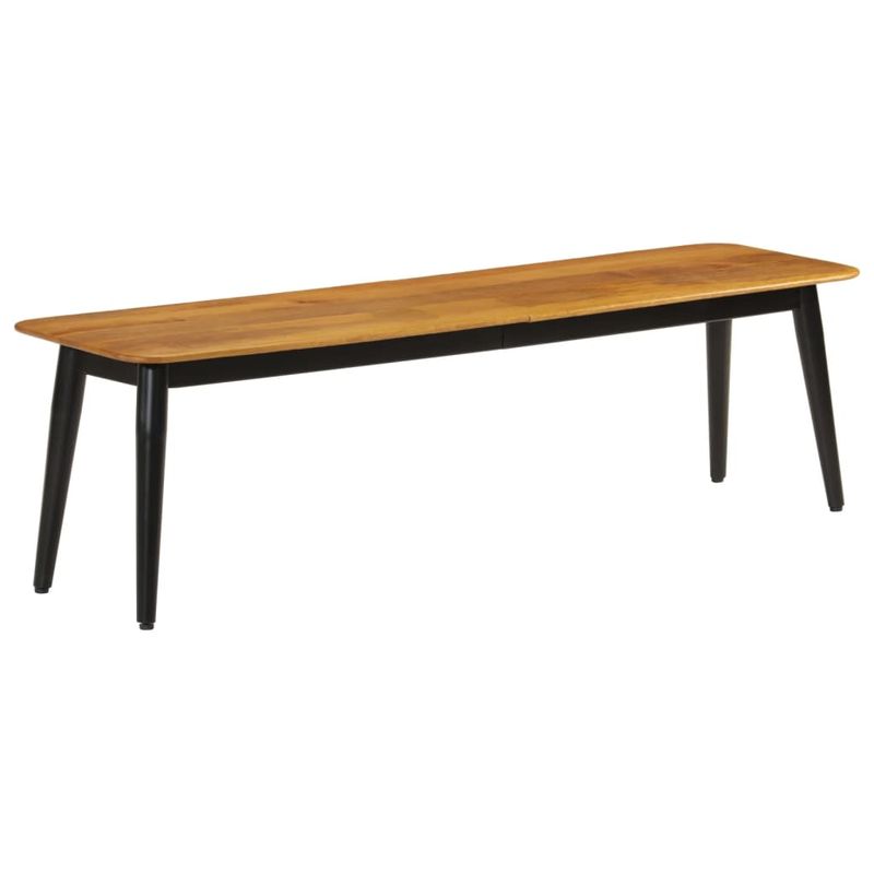 Casa si Gradina - Mobilier - Canapele si coltare - Banchete - Banca, 160x40x45 cm, lemn masiv de mango si fier - Infinity.ro