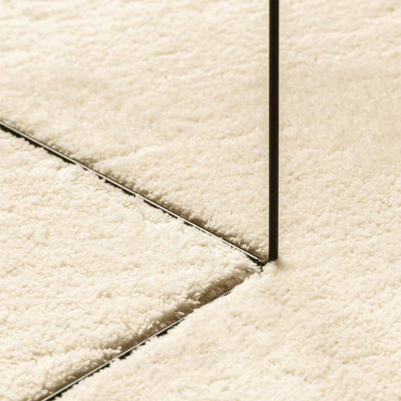 Casa si Gradina - Textile si covoare - Covoare - Covoare casa - Covor HUARTE, fir scurt, moale si lavabil, crem, Ø 120 cm - Infinity.ro