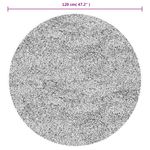 Casa si Gradina - Textile si covoare - Covoare - Covoare casa - Covor HUARTE, fir scurt, moale si lavabil, crem, Ø 120 cm - Infinity.ro
