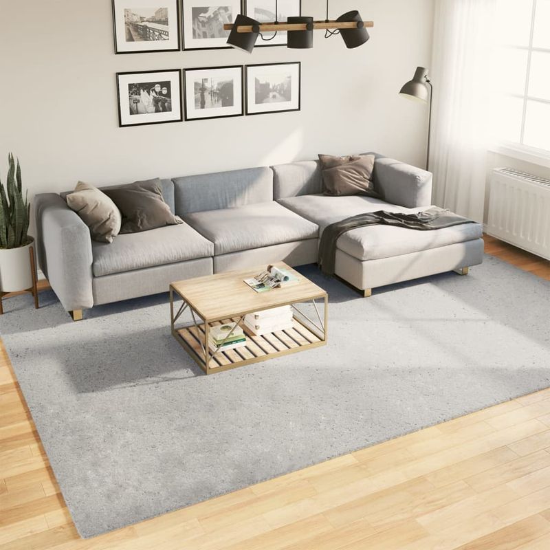 Casa si Gradina - Textile si covoare - Covoare - Covoare casa - Covor HUARTE, fir scurt, moale si lavabil, gri, 240x340 cm - Infinity.ro
