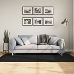 Casa si Gradina - Textile si covoare - Covoare - Covoare casa - Covor HUARTE, fir scurt, moale si lavabil, negru, 100x200 cm - Infinity.ro