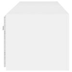 Casa si Gradina - Mobilier - Comode si corpuri - Comode - Comode TV de perete cu lumini LED, 2 buc., alb, 80x35x31 cm - Infinity.ro