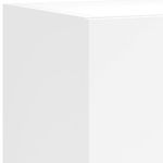 Casa si Gradina - Mobilier - Comode si corpuri - Comode - Comode TV de perete cu lumini LED, 2 buc., alb, 80x35x31 cm - Infinity.ro