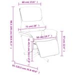 Ingrijire personala si Cosmetice - Sanatate si wellness - Articole wellness - Fotolii de masaj - Fotoliu de masaj rabatabil cu suport picioare, albastru, textil - Infinity.ro