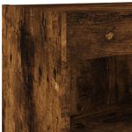 Casa si Gradina - Mobilier - Comode si corpuri - Comode - Comoda TV de perete cu LED, 2 buc. stejar fumuriu, 60x30x40 cm - Infinity.ro