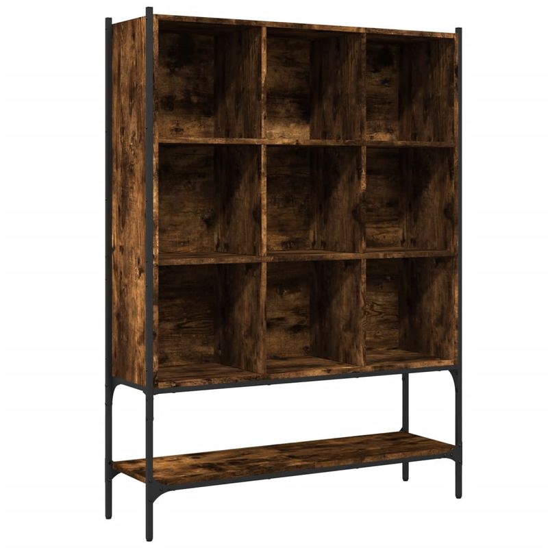 Casa si Gradina - Mobilier - Biblioteci si rafturi - Biblioteci - Biblioteca, stejar fumuriu, 102x30x141,5 cm, lemn prelucrat - Infinity.ro