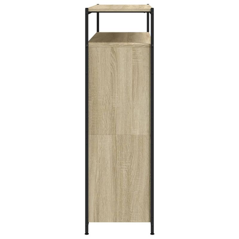 Casa si Gradina - Mobilier - Organizare si depozitare - Organizator incaltaminte - Pantofar cu 4 sertare rabatabile, stejar sonoma, 100x34x112 cm - Infinity.ro