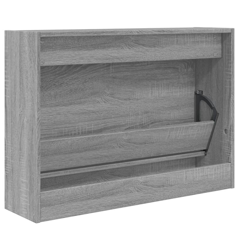 Casa si Gradina - Mobilier - Organizare si depozitare - Organizator incaltaminte - Pantofar, gri sonoma, 80x21x57 cm, lemn compozit - Infinity.ro