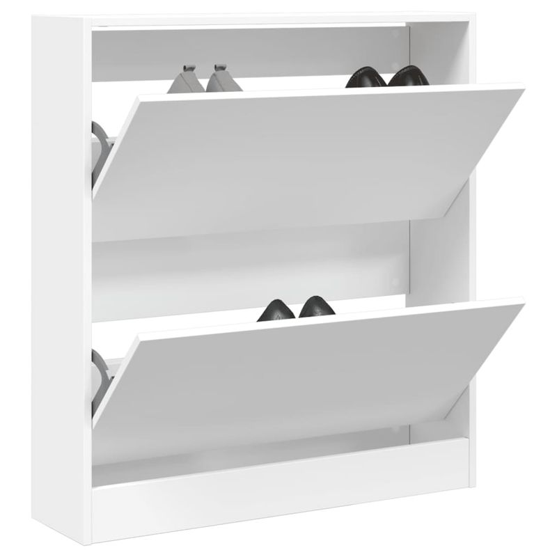 Casa si Gradina - Mobilier - Organizare si depozitare - Organizator incaltaminte - Pantofar, alb, 80x21x87,5 cm, lemn compozit - Infinity.ro