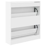 Casa si Gradina - Mobilier - Organizare si depozitare - Organizator incaltaminte - Pantofar, alb, 80x21x87,5 cm, lemn compozit - Infinity.ro