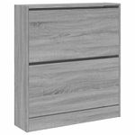 Casa si Gradina - Mobilier - Organizare si depozitare - Organizator incaltaminte - Pantofar, gri sonoma, 80x21x87,5 cm, lemn prelucrat - Infinity.ro