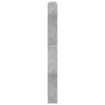 Casa si Gradina - Mobilier - Organizare si depozitare - Organizator incaltaminte - Pantofar cu oglinda, 5 niveluri, gri beton, 63x17x169,5 cm - Infinity.ro