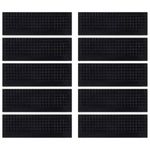 Casa si Gradina - Constructii - Scari si accesorii interioare - Accesorii scari interioare - Trepte de scara, 10 buc., 25x75 cm, cauciuc - Infinity.ro