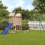 Jucarii, Copii si Bebe - Jucarii si jocuri - Jucarii de exterior - Spatii de joaca si accesorii - Set de joaca pentru exterior, lemn masiv de pin - Infinity.ro