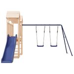 Jucarii, Copii si Bebe - Jucarii si jocuri - Jucarii de exterior - Spatii de joaca si accesorii - Set de joaca pentru exterior, lemn masiv de pin - Infinity.ro