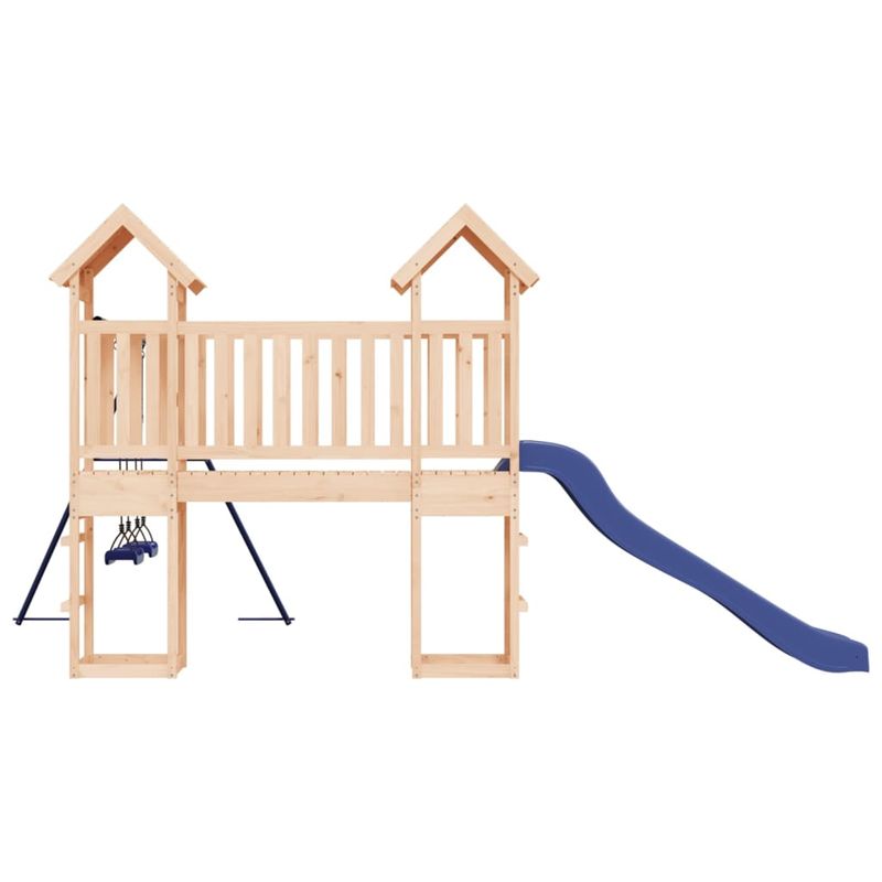 Jucarii, Copii si Bebe - Jucarii si jocuri - Jucarii de exterior - Spatii de joaca si accesorii - Set de joaca pentru exterior, lemn masiv de pin - Infinity.ro