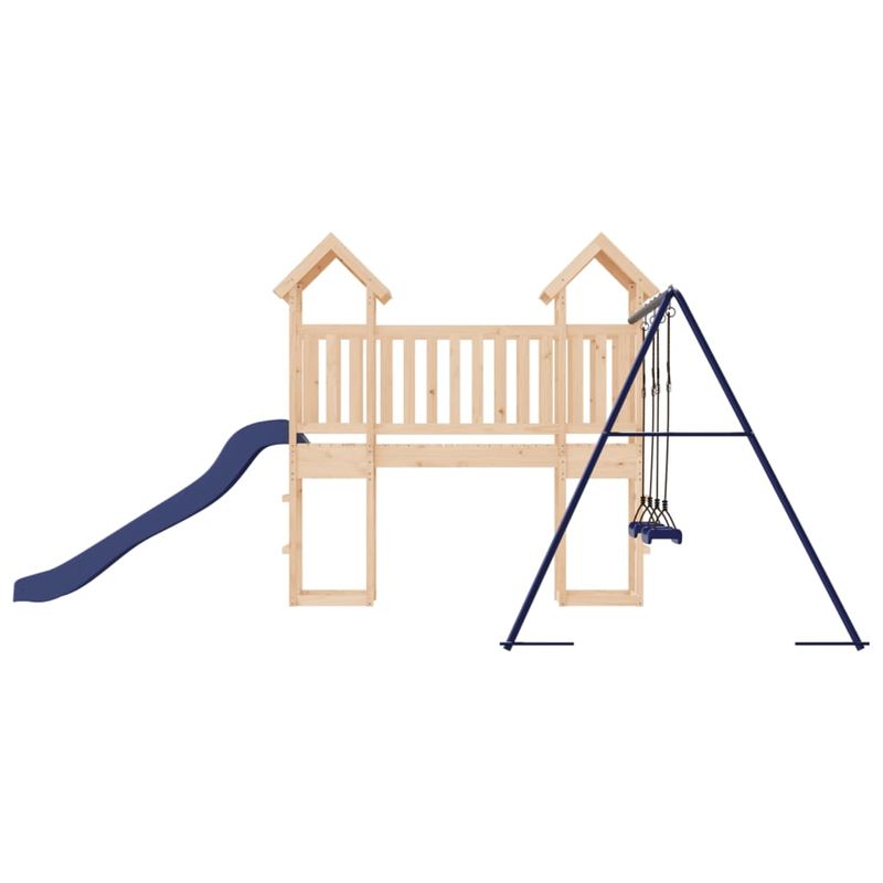 Jucarii, Copii si Bebe - Jucarii si jocuri - Jucarii de exterior - Spatii de joaca si accesorii - Set de joaca pentru exterior, lemn masiv de pin - Infinity.ro