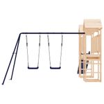 Jucarii, Copii si Bebe - Jucarii si jocuri - Jucarii de exterior - Spatii de joaca si accesorii - Set de joaca pentru exterior, lemn masiv de pin - Infinity.ro
