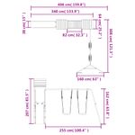 Jucarii, Copii si Bebe - Jucarii si jocuri - Jucarii de exterior - Spatii de joaca si accesorii - Set de joaca pentru exterior, lemn masiv de pin - Infinity.ro