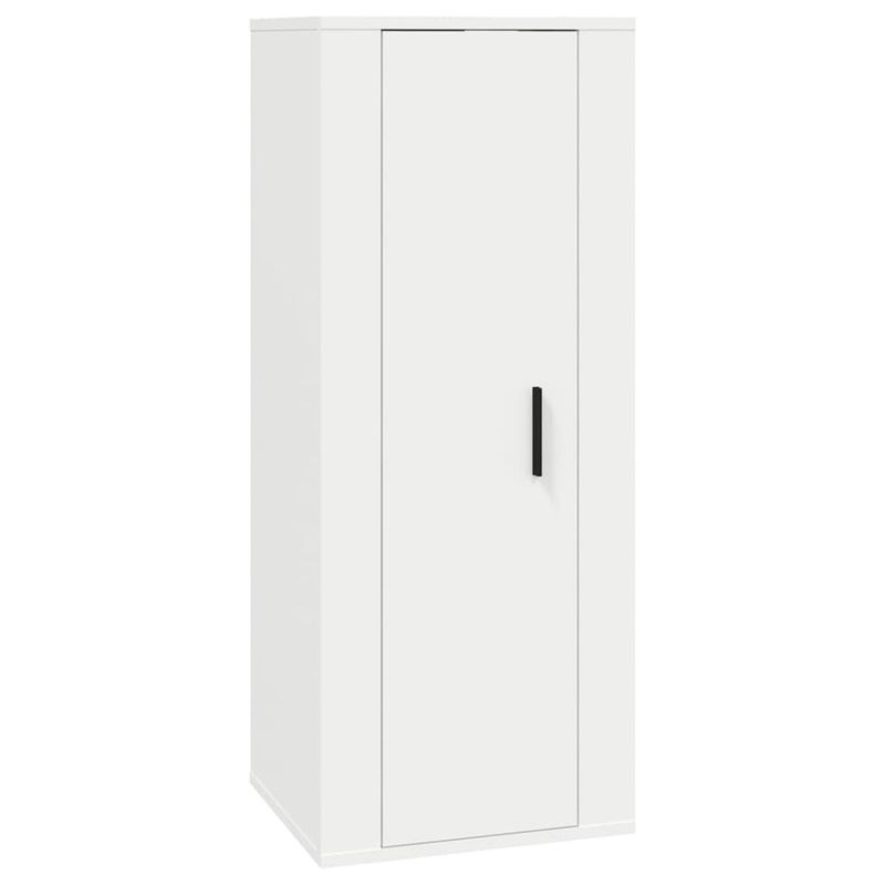 Casa si Gradina - Mobilier - Comode si corpuri - Comode - Set comoda TV, 3 piese, alb, lemn prelucrat - Infinity.ro