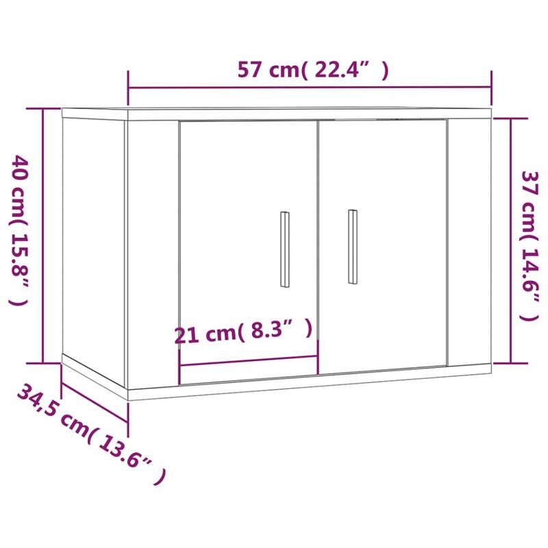 Casa si Gradina - Mobilier - Comode si corpuri - Comode - Set comoda TV, 3 piese, alb, lemn prelucrat - Infinity.ro