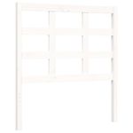 Casa si Gradina - Mobilier - Paturi si accesorii - Paturi - Cadru de pat cu tablie single mic, alb, 90x190 cm, lemn masiv - Infinity.ro